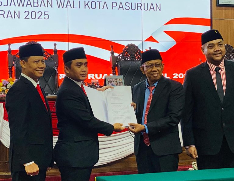 DPRD kota Pasuruan Sampaikan  Rekomedasi Terhadap LKPJ walikota Pasuruan 2025.