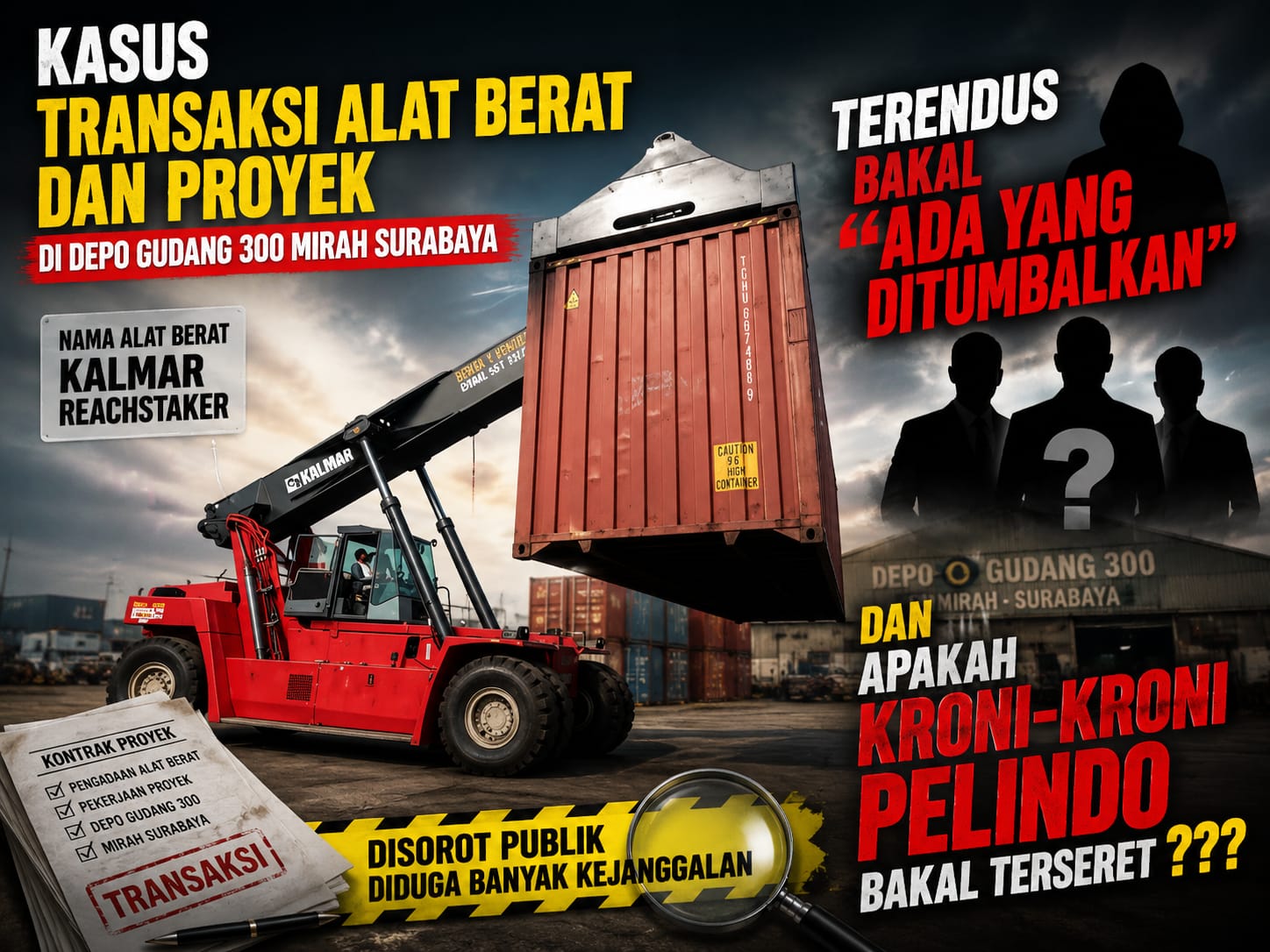 Kasus Dugaan Transaksi Alat Berat dan Proyek Gudang 300 Mirah Surabaya, Muhammad Solikin: “Saya Siap Bongkar Semua”