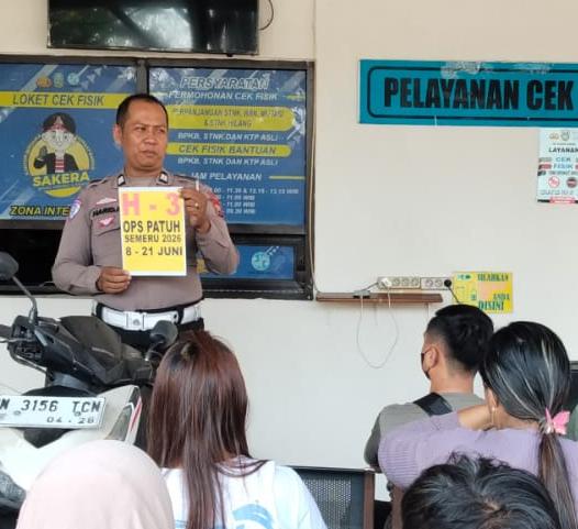 Samsat Bangil Sosialisasikan Operasi Patuh Semeru 2026 untuk Tekan Angka Kecelakaan