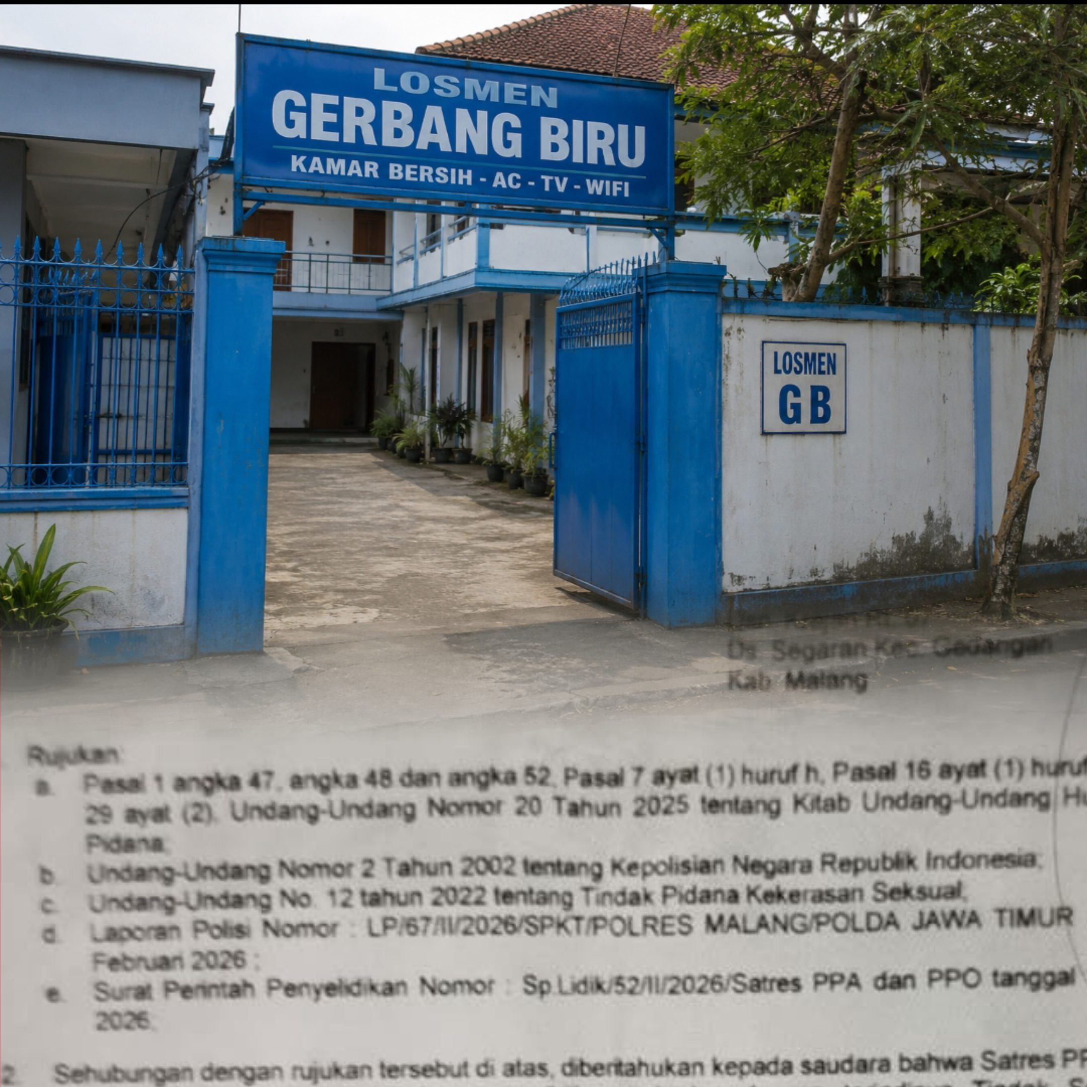 laporan-polisi-dugaan-kekerasan-seksual-ungkap-nama-losmen-gb-di-kepanjen