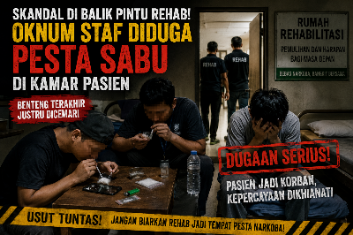 Diduga Oknum Staf Rumah Rehab Disebut Pesta Sabu di Kamar Pasien