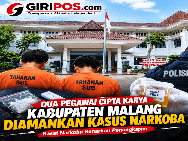 Dua Pegawai Cipta Karya Kabupaten Malang Diamankan dalam Kasus Narkoba, Kasat Narkoba Benarkan Penangkapan