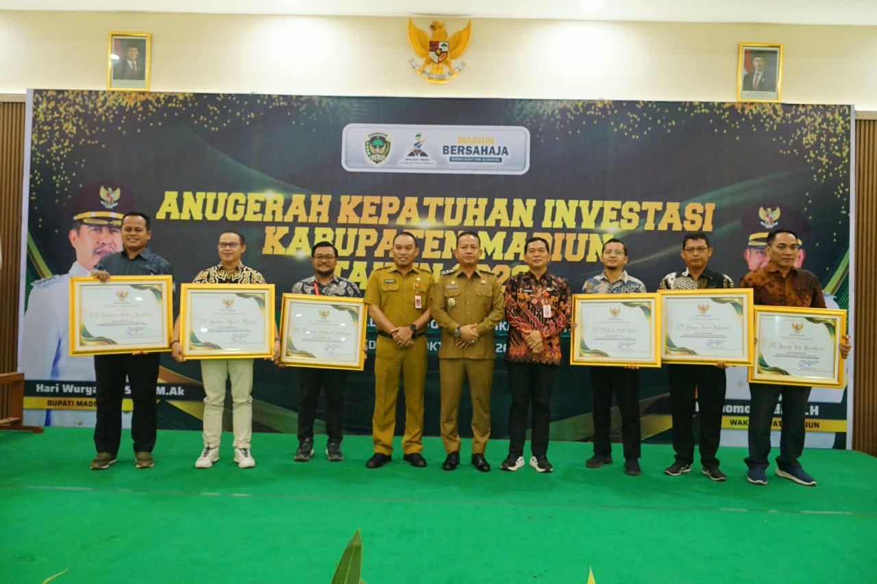 Dorong Pertumbuhan Realisasi Investasi Berkelanjutan, Pemkab Madiun Gelar Anugerah Kepatuhan Investasi 2026